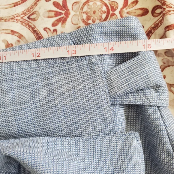 Banana Republic chambray fitted pencil skirt, 30", blue - Picture 9 of 11